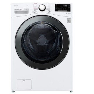 Lave-linge hublot 17 kg connecté Direct Drive - LG F71P12WHS blanc 1100 tr/min