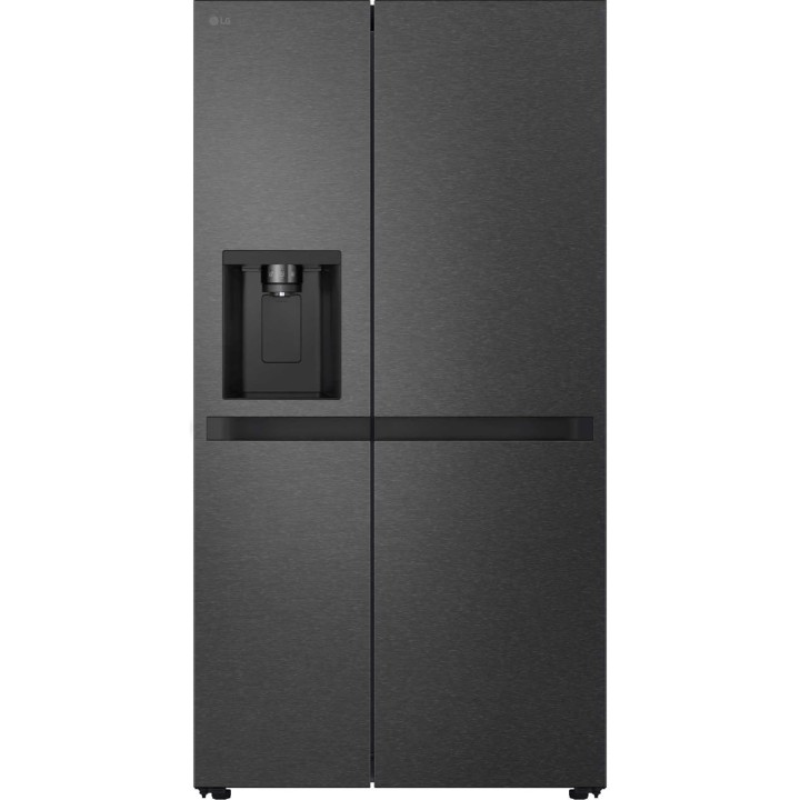 Réfrigérateur américain LG 638L - No Frost - NatureFRESH - Noir mat - Distributeur d'eau