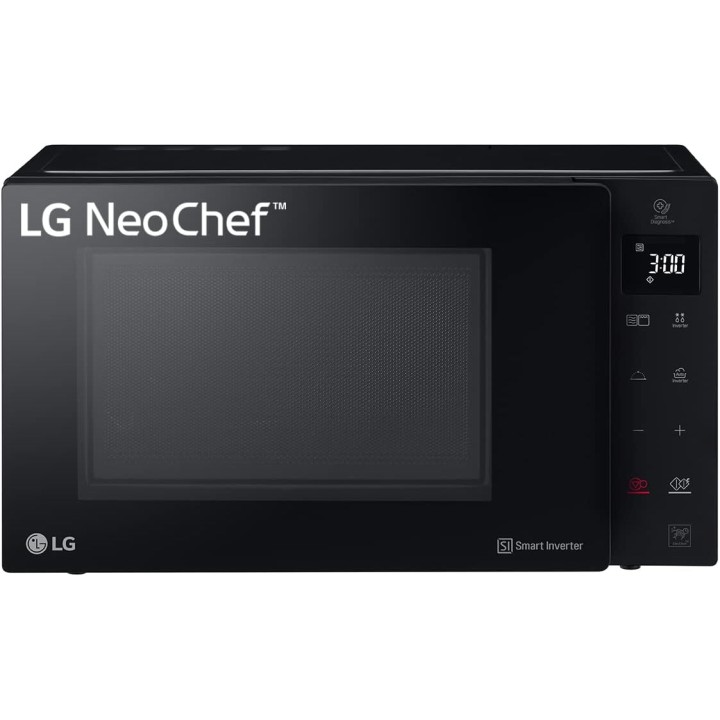 Four à micro-ondes avec grill LG Smart Inverter 32L - Plaque Crispy - Noir fumé