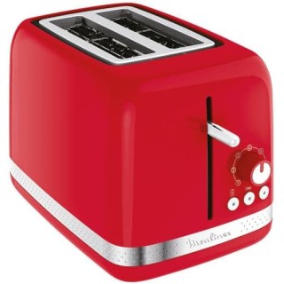 Grille-pain 2 fentes 850W - Moulinex LT300510 rouge