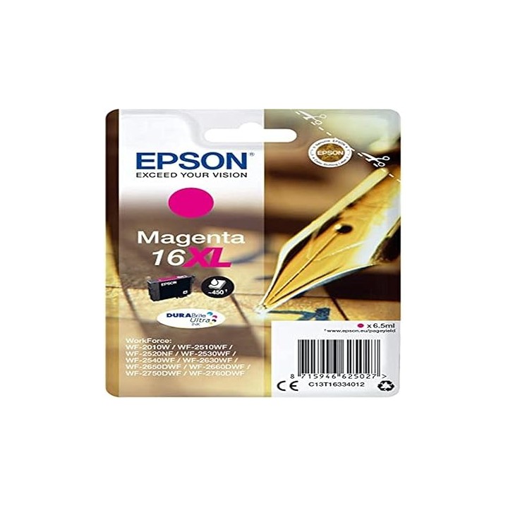 Cartouche d'encre magenta XL Epson WorkForce originale - 450 pages