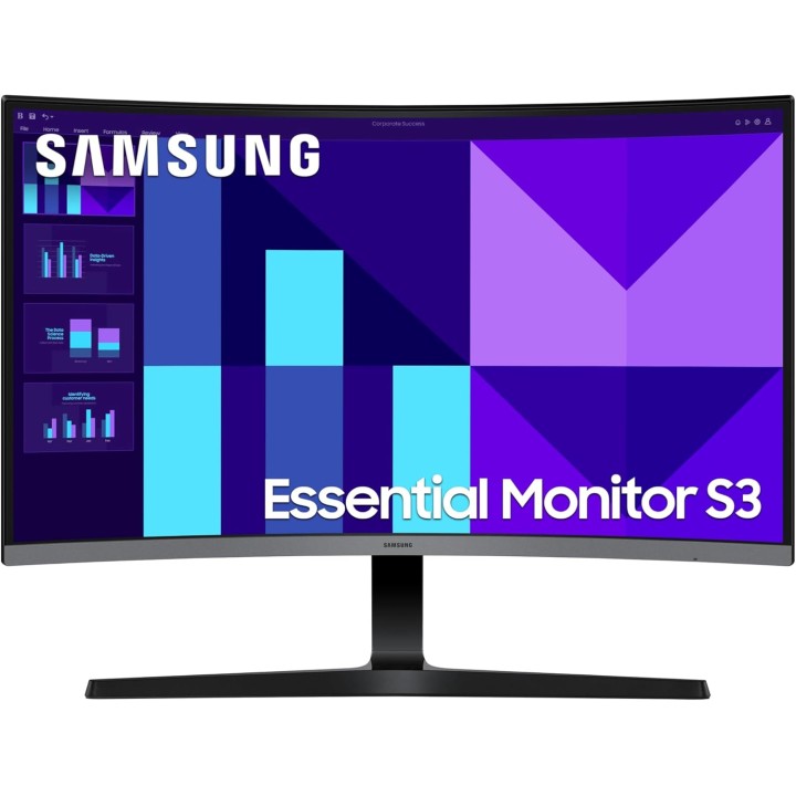 Écran PC incurvé 27 pouces Samsung - FHD 100Hz VA, design moderne, Eye Saver