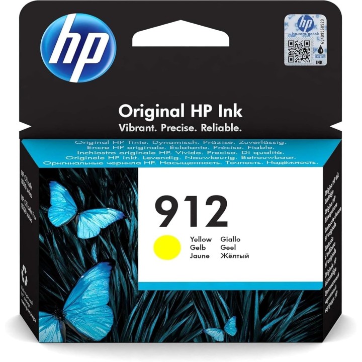 Cartouche d'encre jaune HP 912 - 3YL79AE - OfficeJet Pro 8010/8020 - 315 pages
