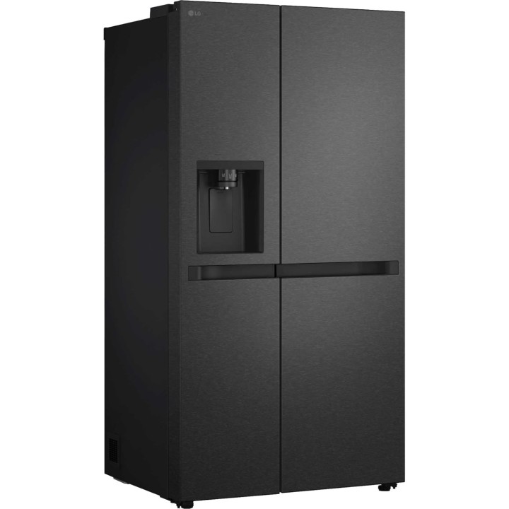 Réfrigérateur américain LG 638L - No Frost - NatureFRESH - Noir mat - Distributeur d'eau