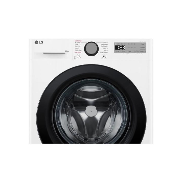 Lave-linge frontal 11kg AI Direct Drive LG TurboWash 360° vapeur Steam série 600