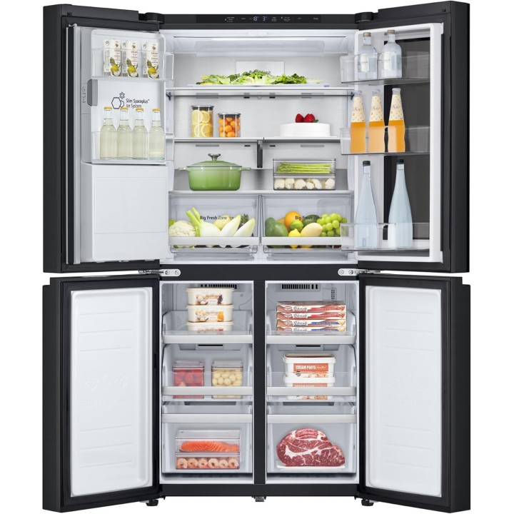 Réfrigérateur américain LG 635L - InstaView, No Frost, Distributeur eau/glace, Inox