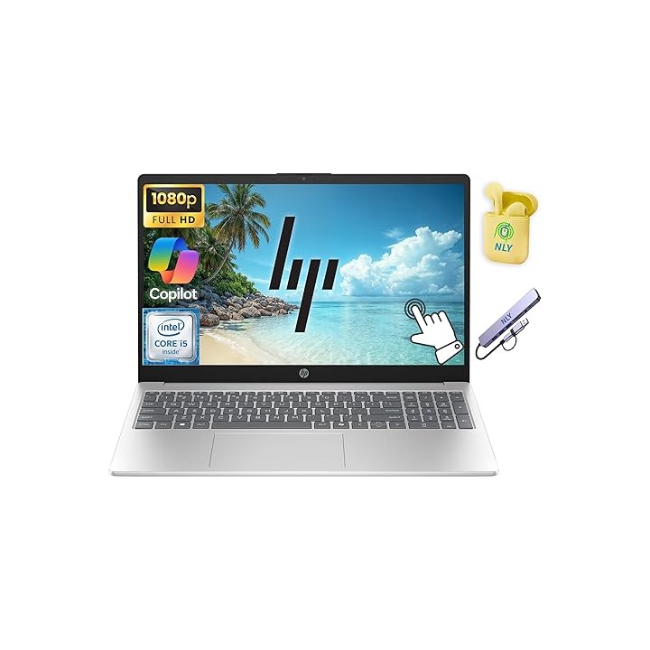 Ordinateur portable HP 15,6'' Core i7 16Go RAM 512Go SSD argent - Windows 11 Home