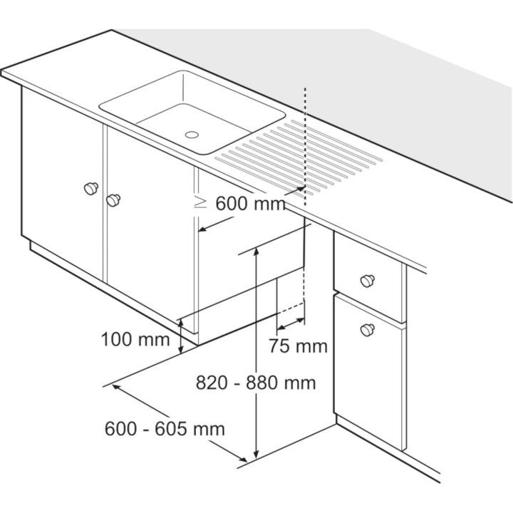 Lave-vaisselle intégrable LG 14 couverts QuadWash connecté silencieux Direct Drive