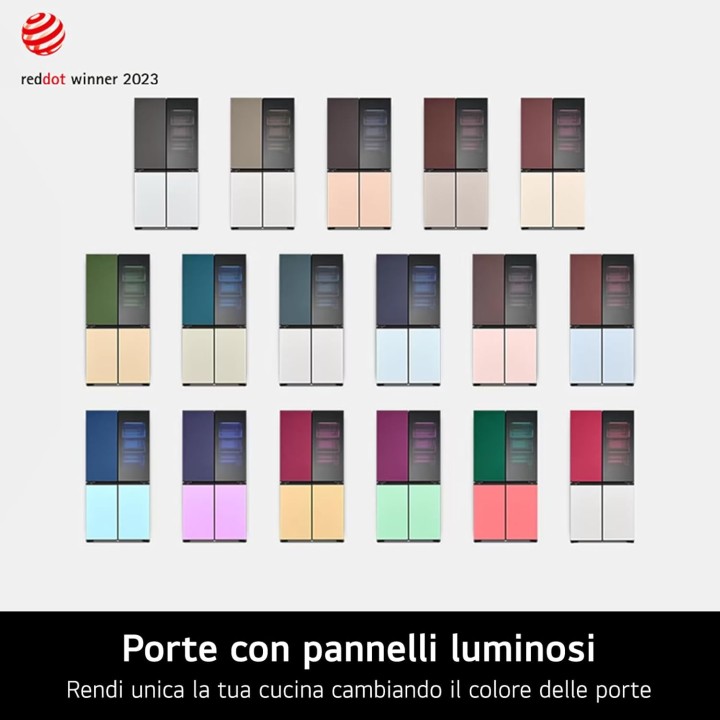 Réfrigérateur multi-portes LG GMV 960 NNME - Side by Side Mood Up