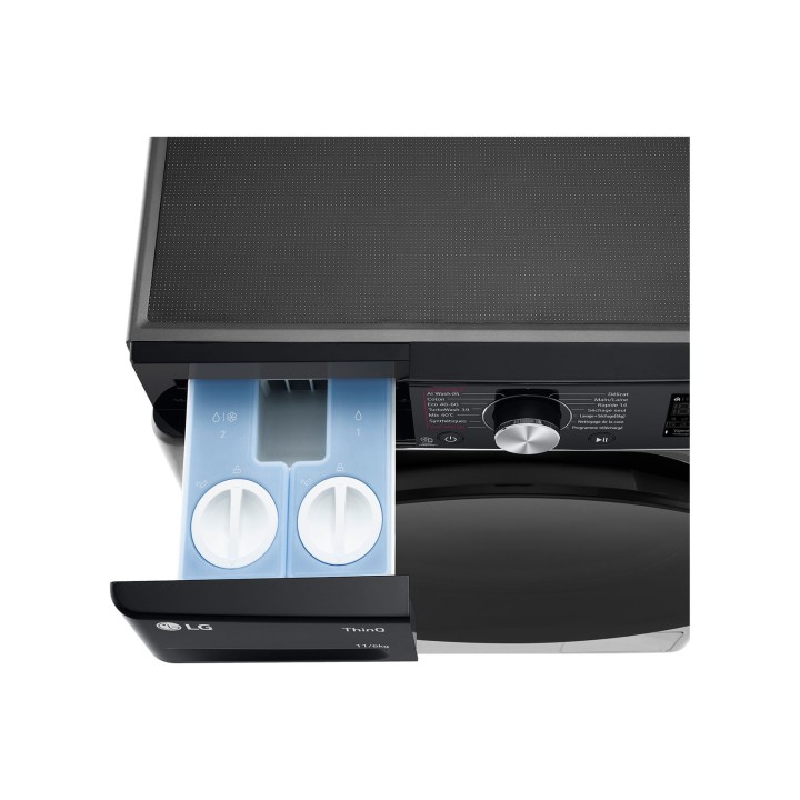 Lave-linge séchant frontal 11/6kg LG F164R78BSTA - Technologie ezDispense