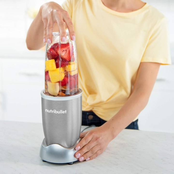 Blender électrique NutriBullet Pro 900W - Compact 700ml lame extraction argent