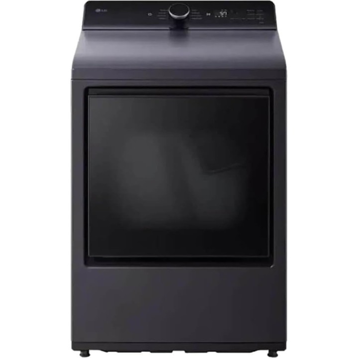 Colonne lave-linge/sèche-linge LG - TurboWash, WiFi, vapeur, grande capacité, noir mat