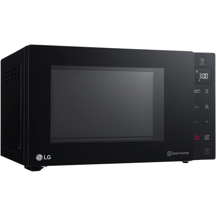 Four à micro-ondes avec grill LG Smart Inverter 32L - Plaque Crispy - Noir fumé
