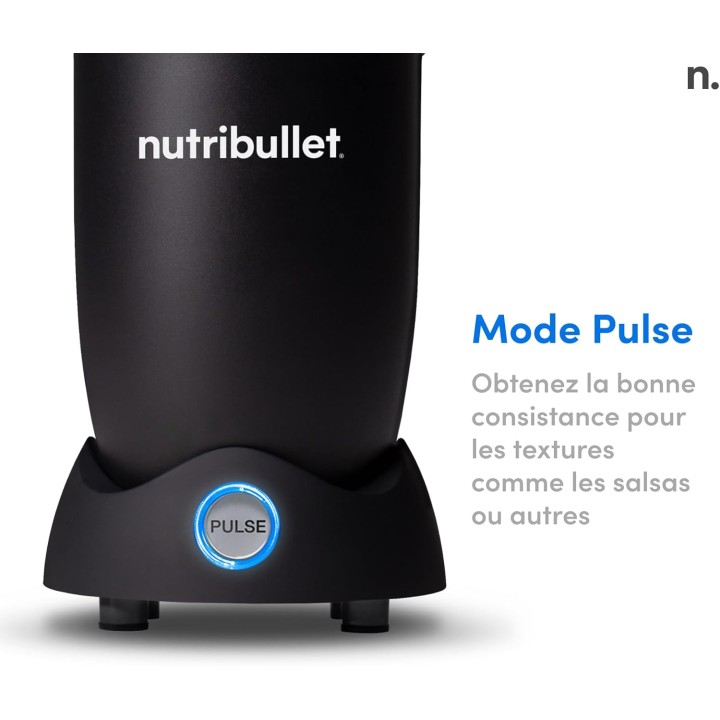 Blender électrique multifonction NutriBullet Pro 1200W - 700ml/900ml - Noir