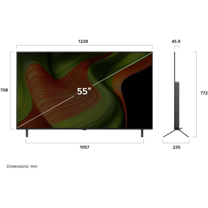 TV OLED LG 55'' 4K - 120Hz, Processeur AI, Dolby Vision & Atmos, Gaming avancé