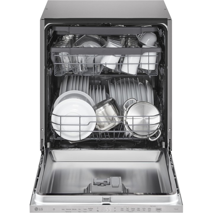 Lave-vaisselle intégrable LG 14 couverts QuadWash connecté silencieux Direct Drive