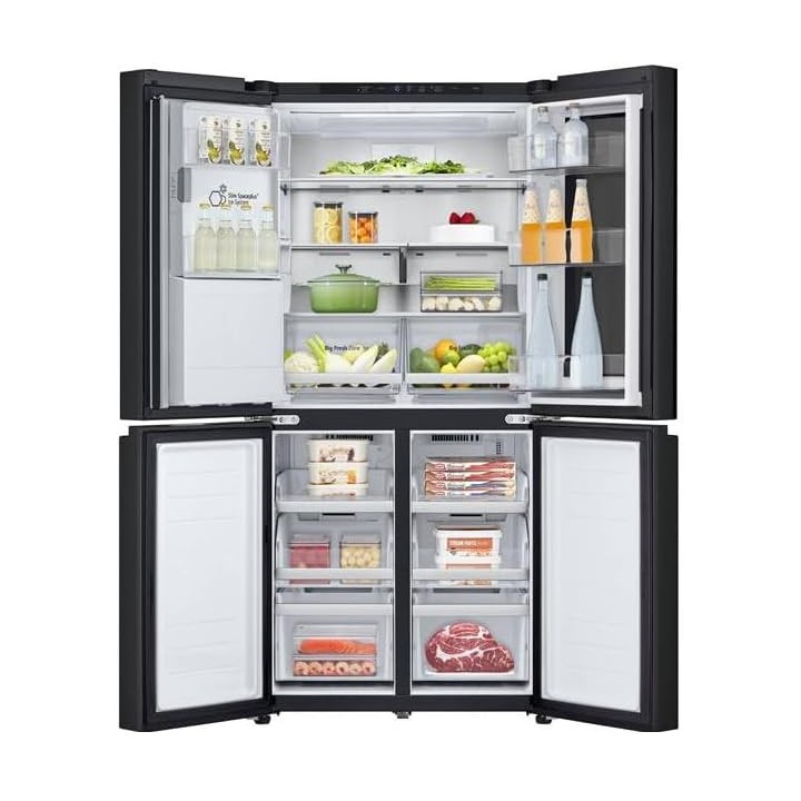 Réfrigérateur multi-portes LG 508L - InstaView Door Cooling inox