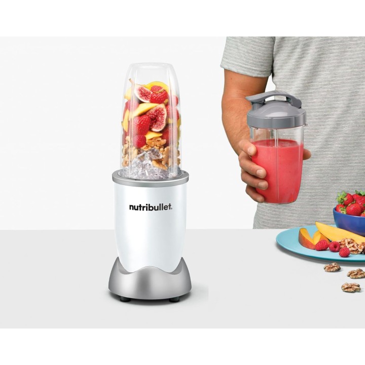 Blender personnel NutriBullet Pro 900W - 700 ml - Compact et puissant blanc