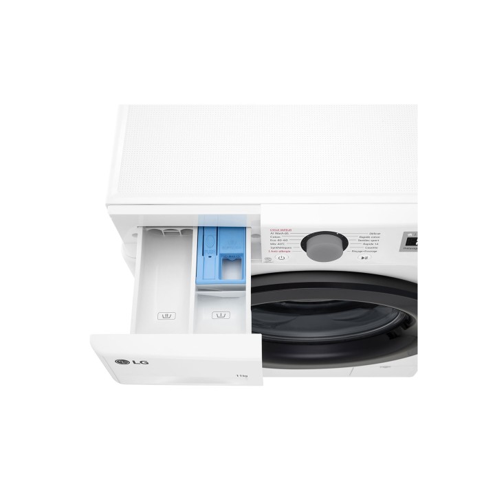 Lave-linge frontal 11kg AI Direct Drive LG TurboWash 360° vapeur Steam série 600