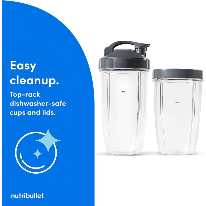 Blender NutriBullet 900 Series - Puissant 24 000 RPM - Kit 8 pièces - Smoothies et glace