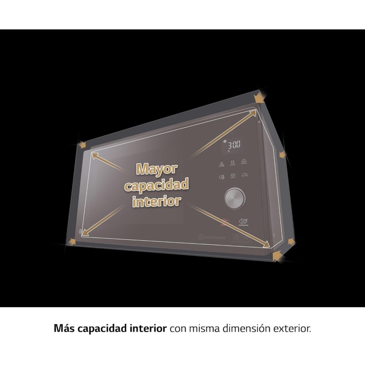Four micro-ondes combiné LG Smart Inverter - 39L, gril, convection, inox