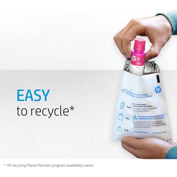 Bouteille d'encre noire rechargeable HP 32XL - 6000 pages - Smart Tank