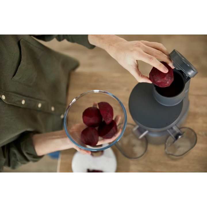 Extracteur de jus Kenwood JMP85.000SI - ouverture XXL, moteur 230W, préserve vitamines