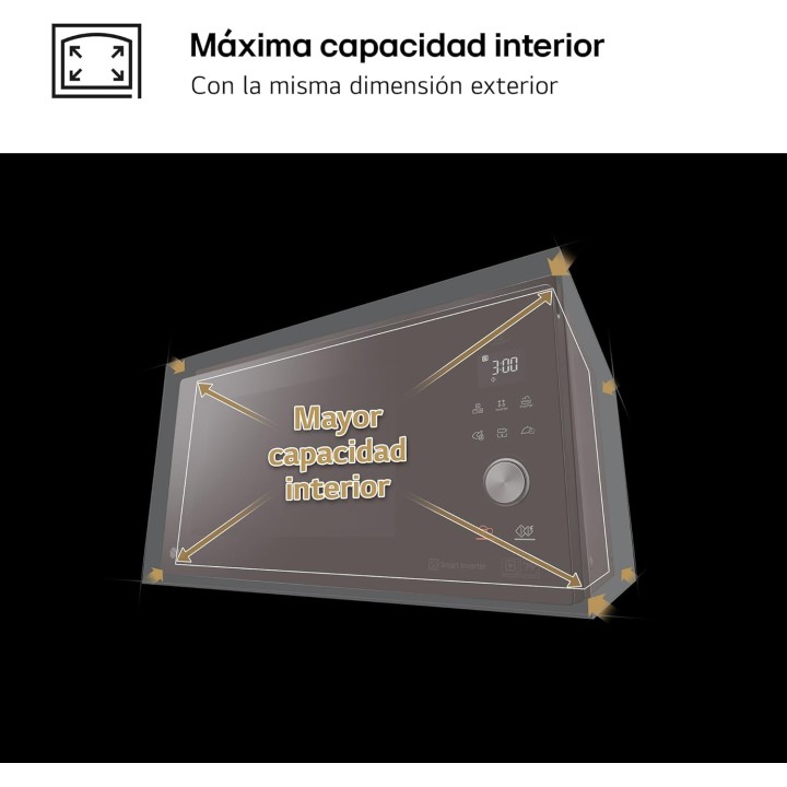 Micro-ondes LG 39L blanc - Grill, convection, auto-cuisson, plateau 36cm, 1100W