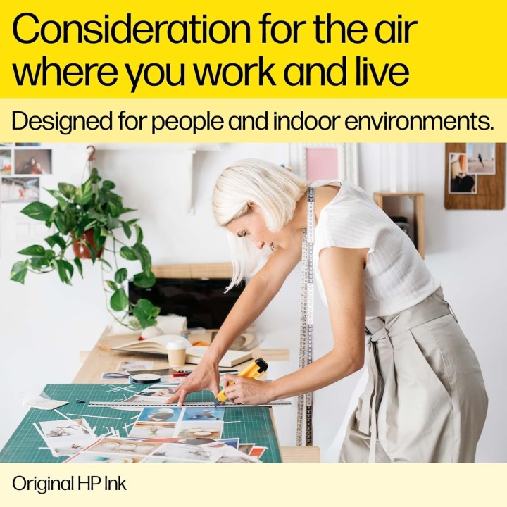 Cartouche d'encre jaune HP GT52 - 70 ml rechargeable pour imprimante HP DeskJet GT