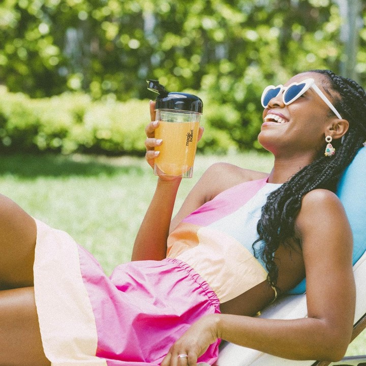 Centrifugeuse compacte NutriBullet 470 ml - Acier inoxydable, 400 W, facile à nettoyer