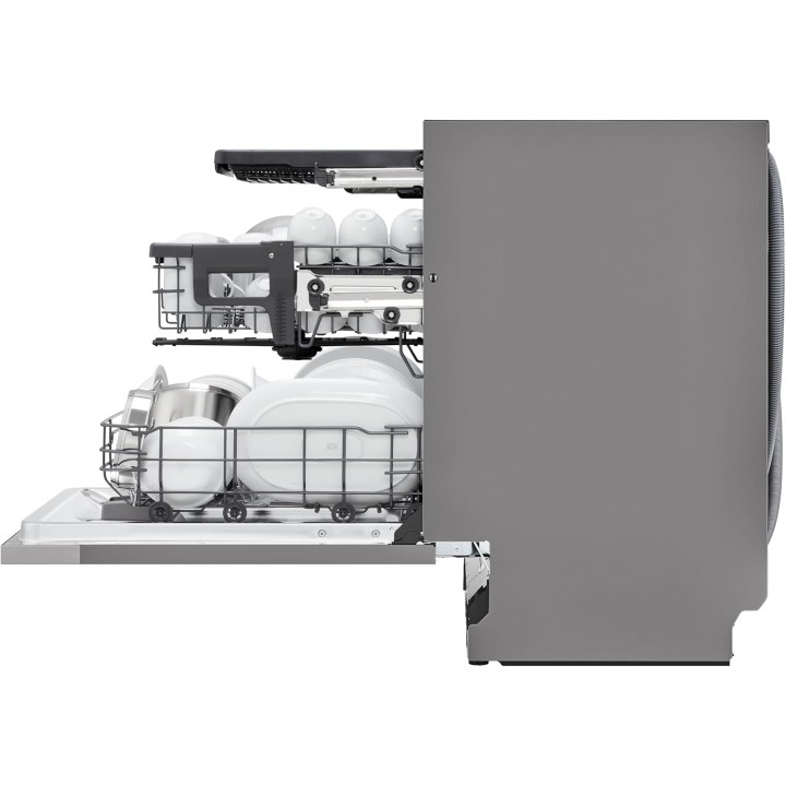 Lave-vaisselle intégrable LG 14 couverts QuadWash connecté silencieux Direct Drive