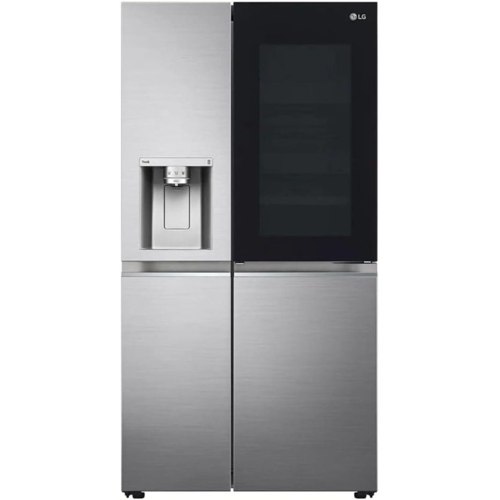 Réfrigérateur américain LG 635L - InstaView, No Frost, Distributeur eau/glace, Inox