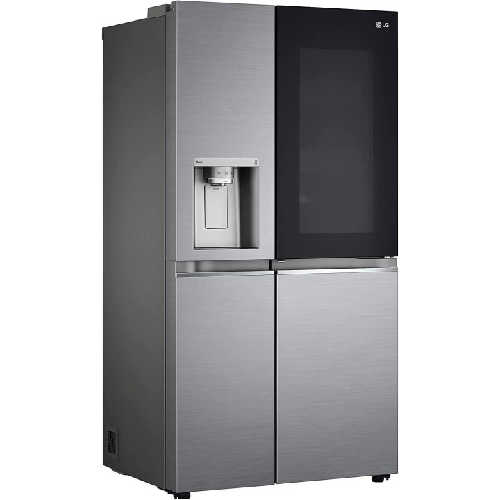 Réfrigérateur américain LG 635L - InstaView, No Frost, Distributeur eau/glace, Inox