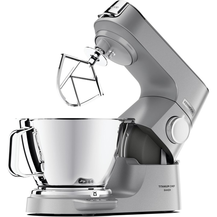 Robot pâtissier Kenwood balance intégrée - 2 bols inox 3,5L/5L - 1200W argent