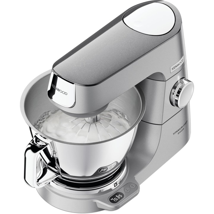 Robot pâtissier Kenwood balance intégrée - 2 bols inox 3,5L/5L - 1200W argent