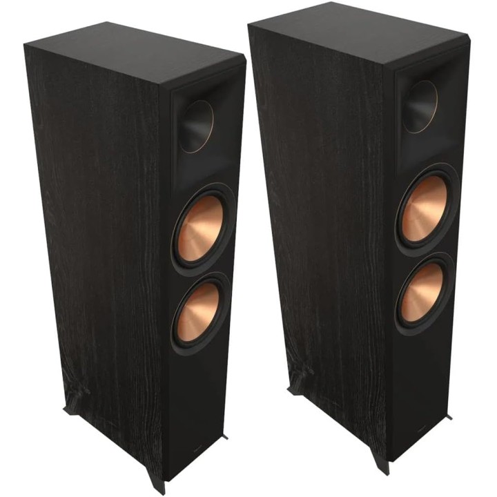 Enceinte colonne Klipsch RP-8000F II 600W – Technologie Tractrix Horn – Finition ébène