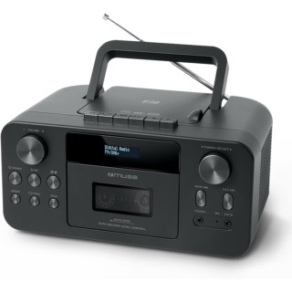 Radio cassette CD Bluetooth DAB+/FM Muse - Noir compact multifonction