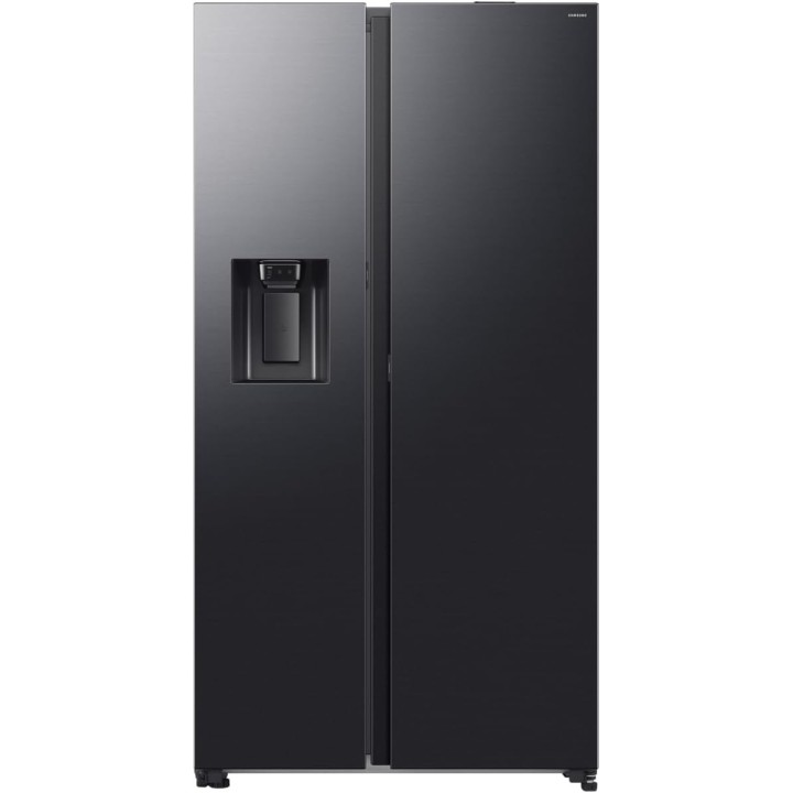Réfrigérateur américain Samsung 634L AI Twin Cooling Side-by-Side acier noir