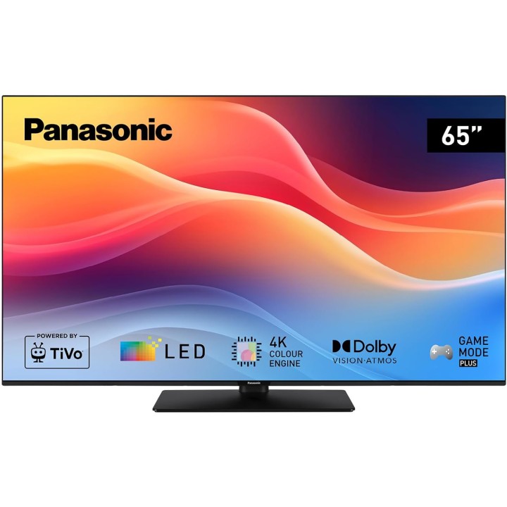 TV LED 4K 65 pouces Panasonic W61 - Smart TV TiVo, Dolby Vision, Game Mode, Alexa