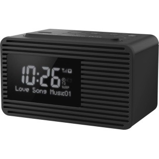 Radio-réveil DAB/FM Panasonic - Double alarme, port USB, écran LCD, design moderne