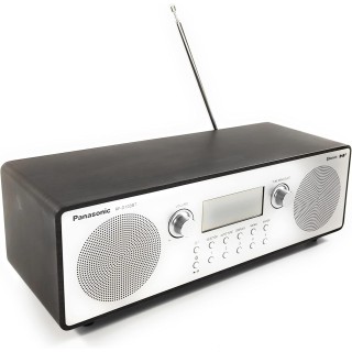Radio stéréo DAB+/FM Bluetooth 10W Panasonic - Style rétro bois aluminium