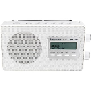 Radio numérique Panasonic DAB+/FM - Fonctionnement secteur ou batterie - Blanc