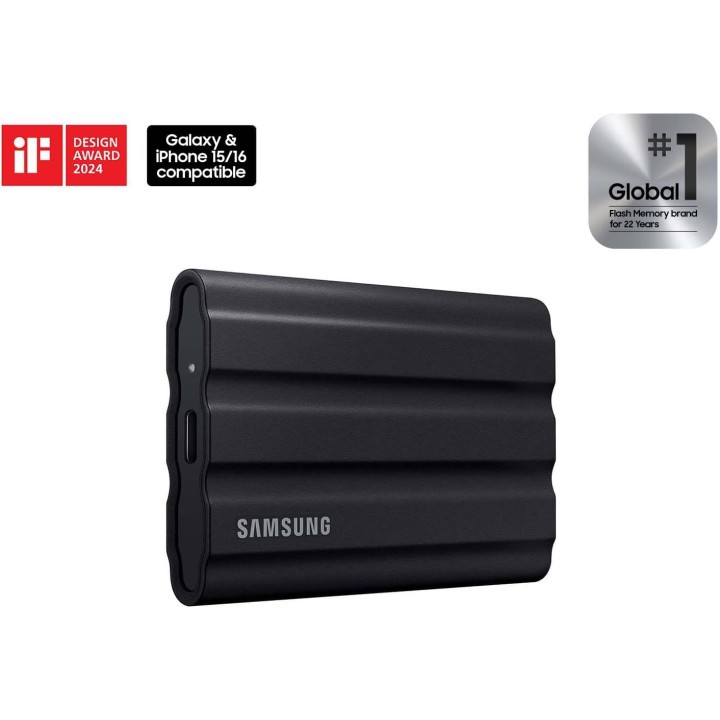 SSD portable Samsung 1 To - USB 3.2 rapide et robuste IP65