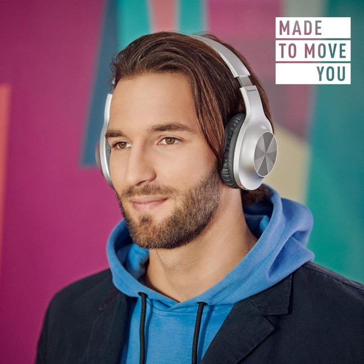 Casque sans fil Bluetooth Panasonic - Ergonomique, Extra Bass, 23h, pliable