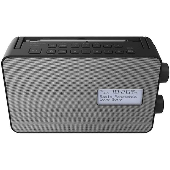 Radio DAB+ Panasonic RF-D30BTEG-K - Bluetooth, étanche IPX4, compacte, noir