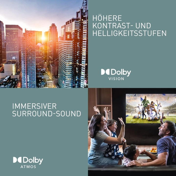 TV LED 4K 65 pouces Panasonic W61 - Smart TV TiVo, Dolby Vision, Game Mode, Alexa