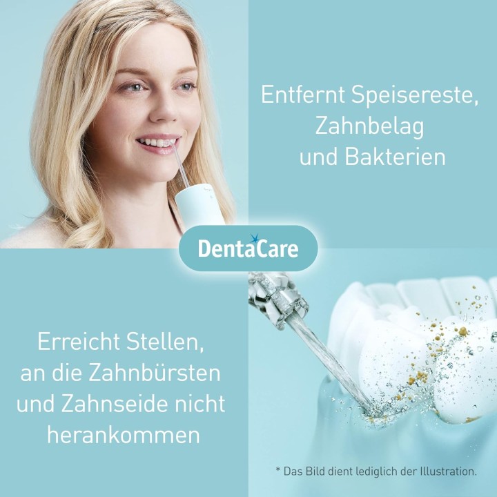 Hydropulseur de voyage Panasonic - Ultrasons, compact, rechargeable, 4 niveaux de pression