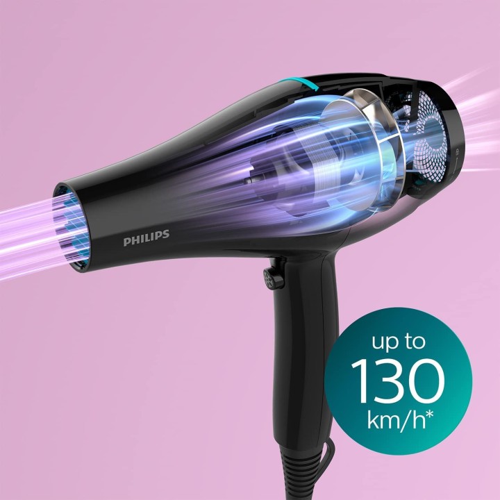 Sèche-cheveux professionnel Philips 2100 W - Moteur AC, soin ionique, ThermoProtect