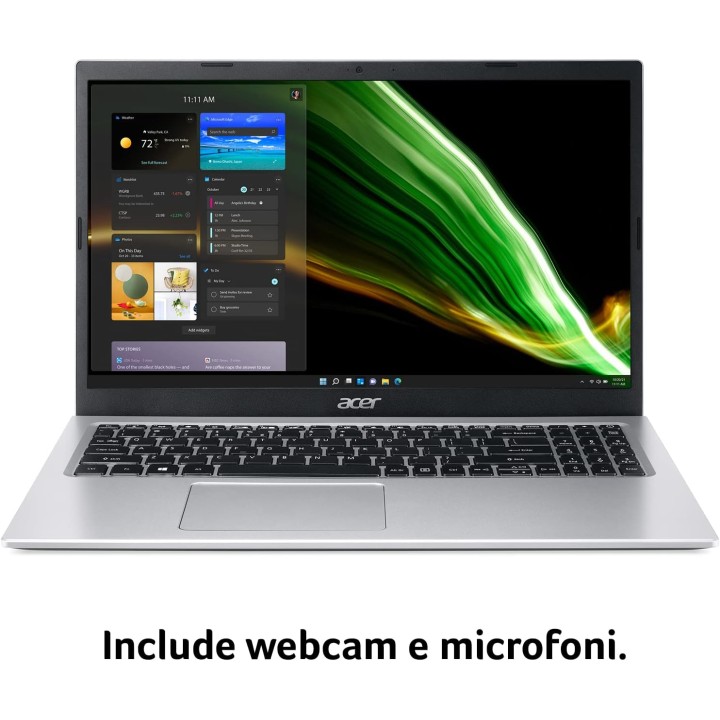 PC portable ACER Aspire 3 15,6'' - Intel Core i3, 8 Go RAM, SSD 512 Go, argent