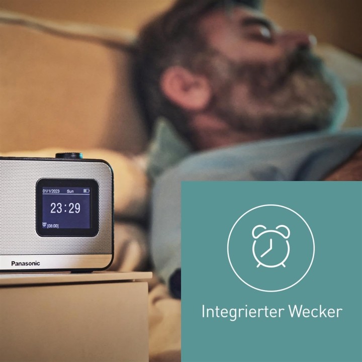 Radio portable numérique Panasonic DAB+/FM Bluetooth 3W écran couleur noir